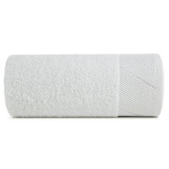 EVITA bawełniany ręcznik do rąk z błyszczącą bordiurą Eurofirany - 30 x 50 cm - biały 2