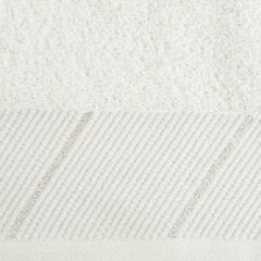 EVITA bawełniany ręcznik do rąk z błyszczącą bordiurą Eurofirany - 30 x 50 cm - kremowy 3