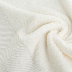 EVITA bawełniany ręcznik do rąk z błyszczącą bordiurą Eurofirany - 30 x 50 cm - kremowy 4