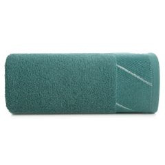 EVITA bawełniany ręcznik do rąk z błyszczącą bordiurą Eurofirany - 30 x 50 cm - turkusowy 2