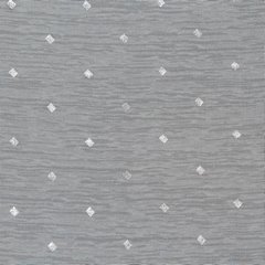 Firana SIBEL w srebrne kwadraciki z etaminy Eurofirany - 300 x 160 cm - biały 3