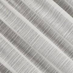 Firana ARIA w poziome paski z etaminy Eurofirany - 140 x 250 cm - naturalny 2