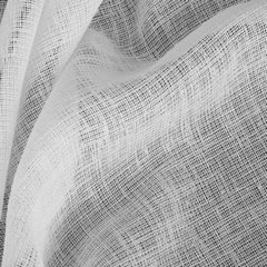 Firana ALICJA o płóciennym splocie w stylu eko z etaminy Eurofirany - 140 x 250 cm - biały 4