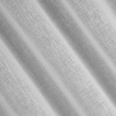 Firana ALICJA o płóciennym splocie w stylu eko z etaminy Eurofirany - 140 x 270 cm - biały 2