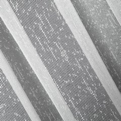 Firana IDA o strukturze deszczyku w stylu eko z etaminy Eurofirany - 140 x 250 cm - biały 2