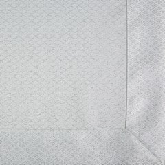 Obrus biały JOWITA zdobiony szeroką listwą wzór geometryczny Eurofirany - 85 x 85 cm - biały 4