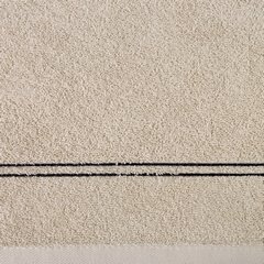 REGINA ręcznik do rąk zdobiony cienkim paseczkami Eurofirany - 30 x 50 cm - beżowy 3