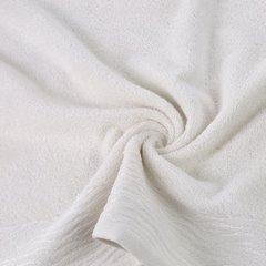 Ręcznik DAFNE z żakardową bordiurą z motywem zebry Eurofirany - 50 x 90 cm - kremowy 4