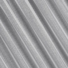 Firana LOARA ze srebrnym wzorem z etaminy Eurofirany - 300 x 270 cm - biały 2