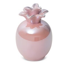 Figurka ceramiczna SIMONA 1 różowy ananas Eurofirany - ∅ 11 x 16 cm - różowy 1