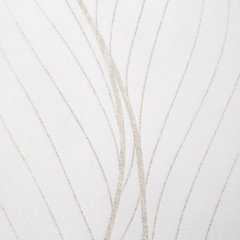 Koc biały LOTOS ze złotym wzorem botanicznym Eurofirany - 150 x 200 cm - biały 4