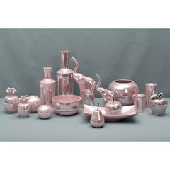 Patera ceramiczna SIMONA 1 różowa Eurofirany - 31 x 17 x 7 cm - różowy 3
