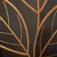Zasłona ALISMA 2 z welwetu ze złotym wzorem Limited Collection Eurofirany - 140 x 250 cm - brązowy 3