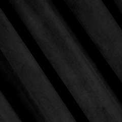 Zasłona czarna PIERRE z gładkiego welwetu Eurofirany - 140 x 300 cm - czarny 2