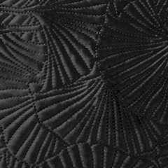 Narzuta czarna MUSA 5 pikowana metodą hot press z matowego welwetu Limited Collection - 220 x 240 cm - czarny 4