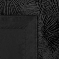Narzuta czarna MUSA 5 pikowana metodą hot press z matowego welwetu Limited Collection - 220 x 240 cm - czarny 6
