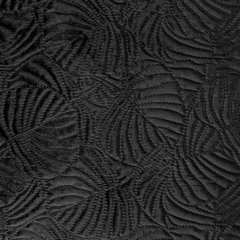 Narzuta czarna LILI 4 pikowana metodą hot press z welwetu Limited Collection - 280 x 260 cm - czarny 4