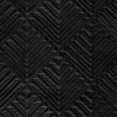 VICTORIA 2 czarna narzuta z matowego welwetu pikowana bezszwowo 220x240 cm LIMITED COLLECTION Eurofirany - 220 x 240 cm - czarny 4