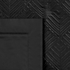 VICTORIA 2 czarna narzuta z matowego welwetu pikowana bezszwowo 220x240 cm LIMITED COLLECTION Eurofirany - 220 x 240 cm - czarny 6