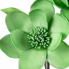 Kwiat sztuczny dekoracyjny z pianki foamiran Eurofirany - ∅ 20 x 70 cm - zielony 2