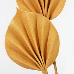 Ozdobna gałązka dekoracyjna złote liście z pianki 76 cm Eurofirany - 76 cm - złoty 2