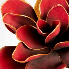 Kwiat sztuczny dekoracyjny z pianki foamiran czerwony Eurofirany - ∅ 25 x 80 cm - czerwony 2