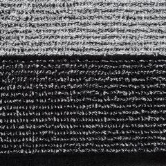 LEON ręcznik do rąk w paski Eurofirany - 30 x 50 cm - czarny 3