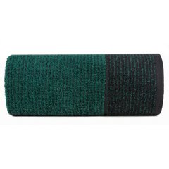 LEON ręcznik do rąk w paski Eurofirany - 30 x 50 cm - czarny 2