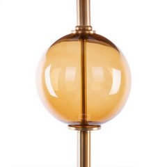 Lampa stojąca granatowo-złota MUSA 3 z welwetowym abażurem i szklaną podstawą Limited Collection Eurofirany - ∅ 43 x 157 cm - granatowy 3