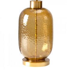 Lampa stołowa turkusowo-złota MUSA z welwetowym abażurem i szklaną podstawą Limited Collection Eurofirany - ∅ 40 x 69 cm - turkusowy 3