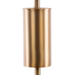 Lampa stojąca czarno-złota VICTORIA 3 z welwetowym abażurem z motywem geometrycznym Limited Collection Eurofirany - ∅ 43 x 157 cm - czarny 3