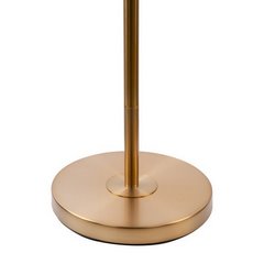 Lampa stojąca czarno-złota VICTORIA 3 z welwetowym abażurem z motywem geometrycznym Limited Collection Eurofirany - ∅ 43 x 157 cm - czarny 4