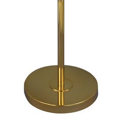 Lampa stojąca turkusowo- złota LOTOS 2  z welwetowym abażurem i złotą podstawą Limited Collection Eurofirany - ∅ 43 x 157 cm - turkusowy 4