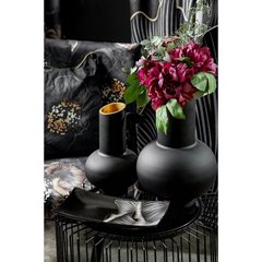 Wazon dekoracyjny PEONIA 5 czarny szklany Limited Collection Eurofirany - ∅ 18 x 30 cm - czarny 2