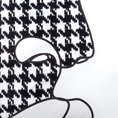 Komplet pościeli PREMIUM biało-czarny z graficznym wzorem z makosatyny bawełnianej Eurofirany Premium - 160 x 200 cm - biały 3