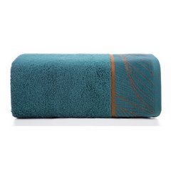 LOTOS 4 ręcznik kąpielowy z żakardową bordiurą Limited Collection Eurofirany - 50 x 90 cm - turkusowy 2