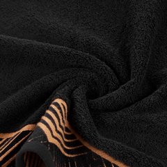 VICTORIA 2 ręcznik kąpielowy z żakardową bordiurą Limited Collection Eurofirany - 70 x 140 cm - czarny 4