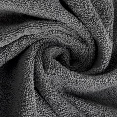 Ręcznik AMANDA grafitowy z delikatną ozdobną bordiurą Eurofirany - 30 x 50 cm - stalowy 3