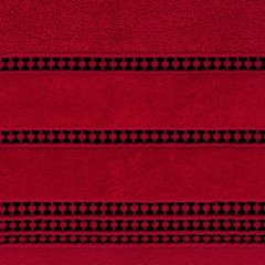 Ręcznik do rąk AMANDA z delikatną ozdobną bordiurą Eurofirany - 30 x 50 cm - czerwony 2