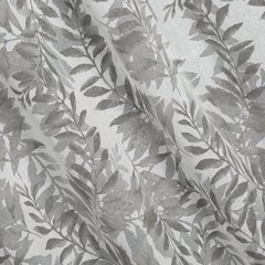Zasłona HARIET w szare liście Eurofirany - 140 x 250 cm - naturalny 2