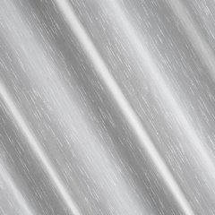 Firana NESSI o strukturze deszczyku z mikrosiateczki Eurofirany - 140 x 250 cm - biały 2