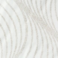 BLANCA 3 biała zasłona z welwetu ze złotym wzorem geometrycznym na taśmie flex 140x270 cm LIMITED COLLECTION Eurofirany - 140 x 270 cm - biały 3