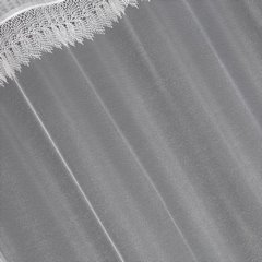 Sari biała firana z etaminy zdobiona subtelną aplikacją na przelotach 140x250 cm Eurofirany - 140 x 250 cm - biały 2
