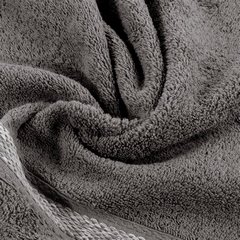 Ręcznik do rąk ALTEA z delikatną, wąską bordiurą Eurofirany - 30 x 50 cm - stalowy 4