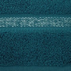 Ręcznik kąpielowy ALTEA z delikatną, wąską bordiurą Eurofirany - 50 x 90 cm - turkusowy 3