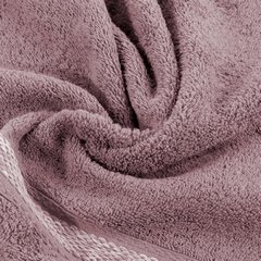 Ręcznik ALTEA pudrowy z delikatną, wąską bordiurą Eurofirany - 30 x 50 cm - pudrowy róż 4