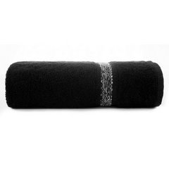 Ręcznik do rąk ALTEA z delikatną, wąską bordiurą Eurofirany - 30 x 50 cm - czarny 2