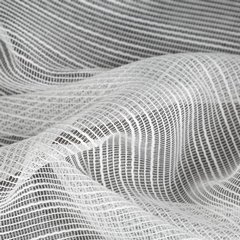Firana RACHEL o strukturze deszczyku z etaminy Eurofirany - 140 x 250 cm - biały 4