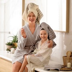 Ręcznik łazienkowy JASPER z bordiurą w paski Eurofirany - 30 x 50 cm - kremowy 7