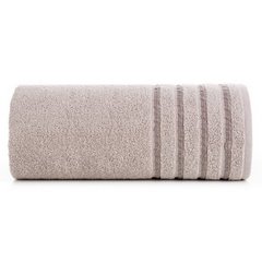 Ręcznik łazienkowy JASPER z bordiurą w paski Eurofirany - 30 x 50 cm - pudrowy róż 2